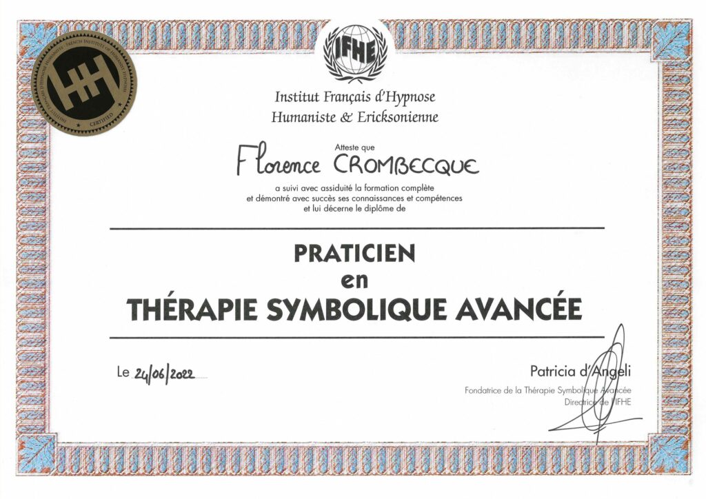 Certificat en therapie symbolique avancee